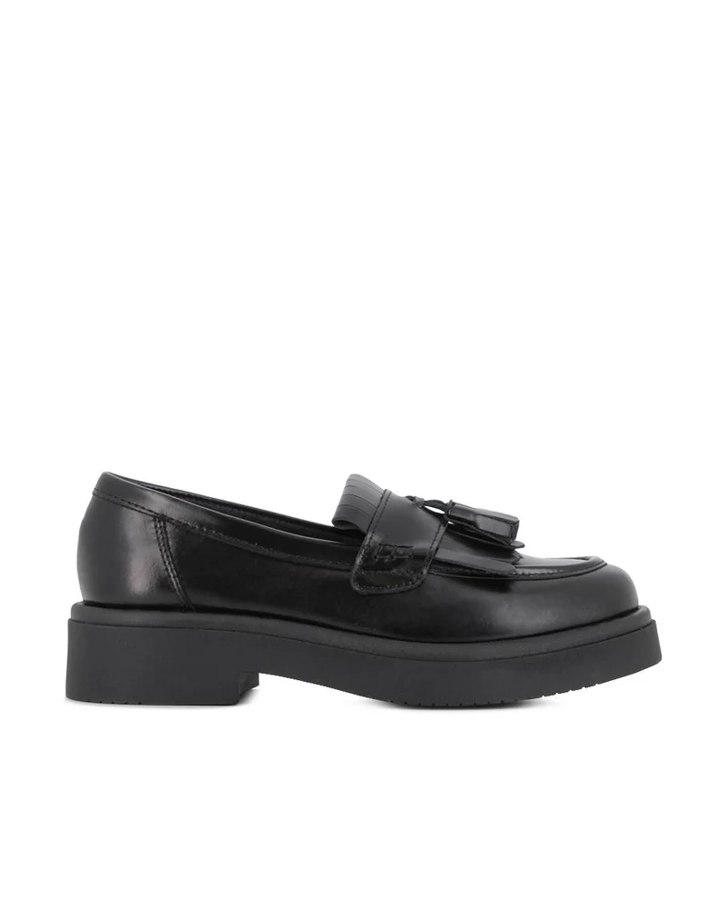 Mocasines de Piel Blogger Sophia Negro Mujer