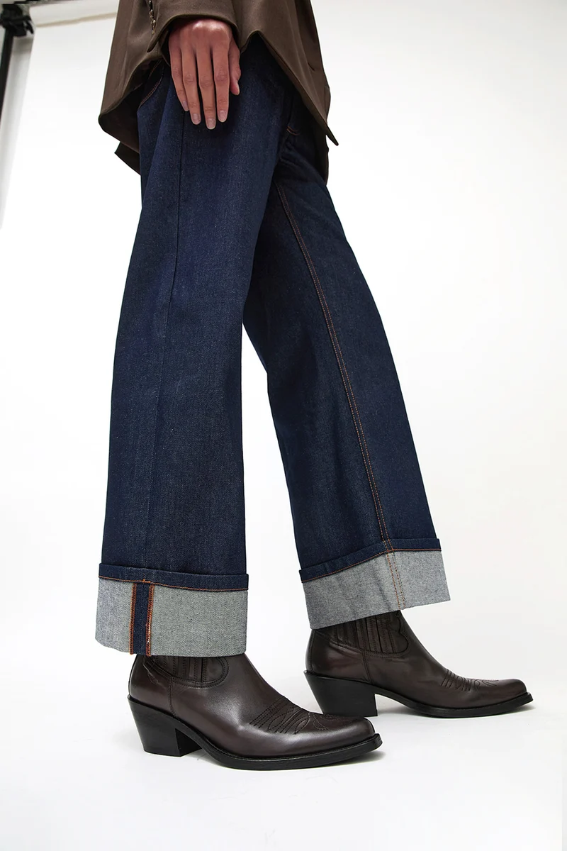 No.6 Low Western Boot in Espresso
