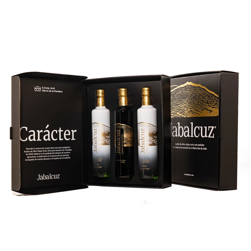 Caja Regalo Aceite de Oliva Virgen Extra Gran Selección y Cosecha Temprana