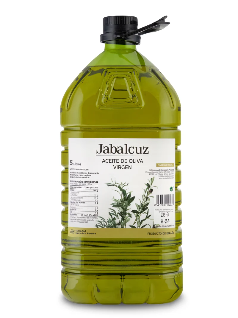 Aceite de Oliva Virgen Jabalcuz · Garrafa 5 litros