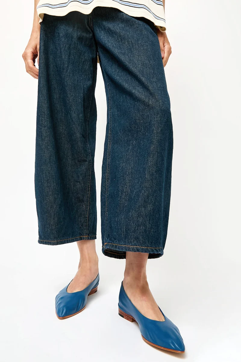 Martiniano Party Flat in Denim