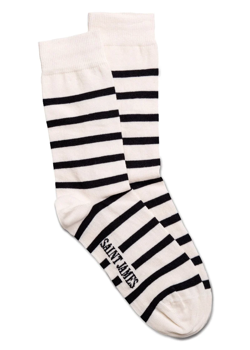 Calcetines de rayas para niños (ECRU/MARINE)