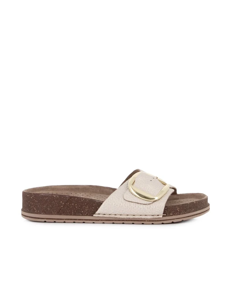 Sandalias de Piel Elena Hernández 7447 50530 Oro Mujer