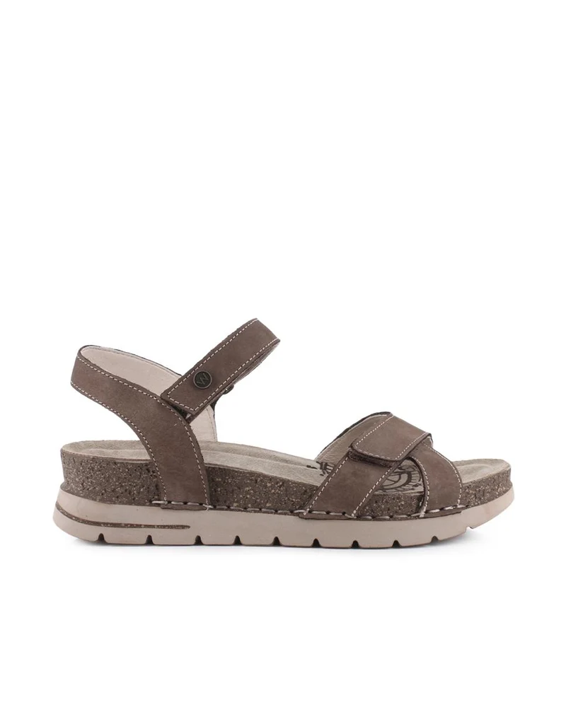 Sandalias de Piel Elena Hernández 8352 50890 Marrón Mujer
