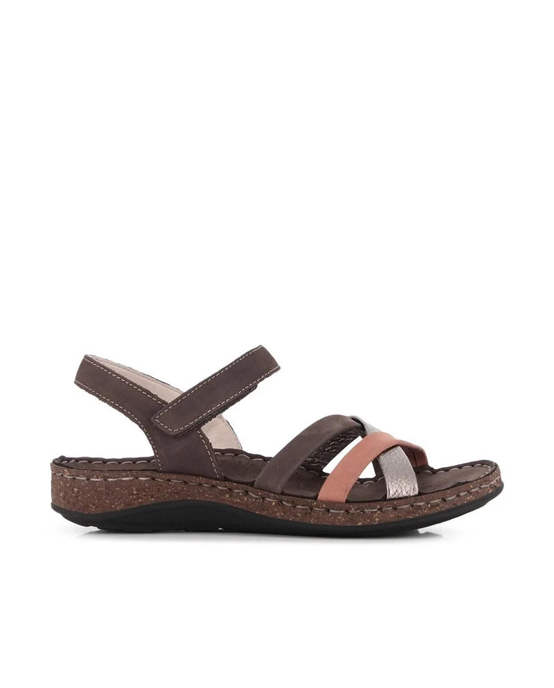 Sandalias de Piel Elena Hernández 3861 40944 Multicolor Mujer