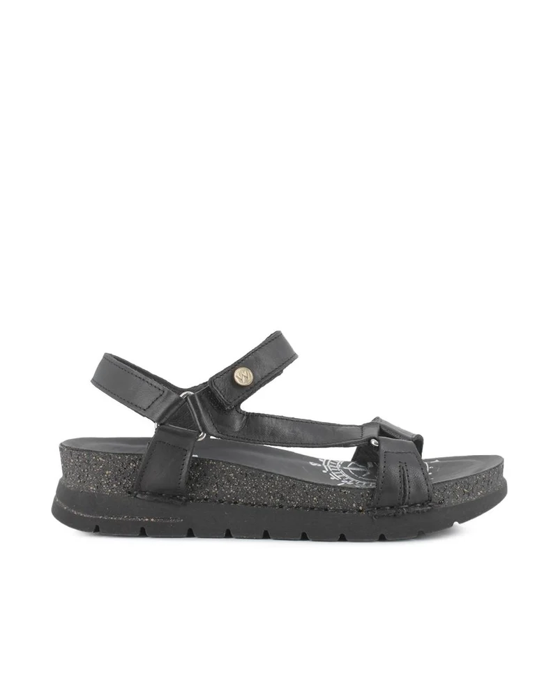Sandalias de Piel Elena Hernández 8352 51120 Negro Mujer