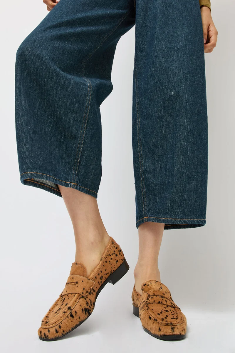 ATP Atelier Airola Loafer in Cannella Printed Mini Cow
