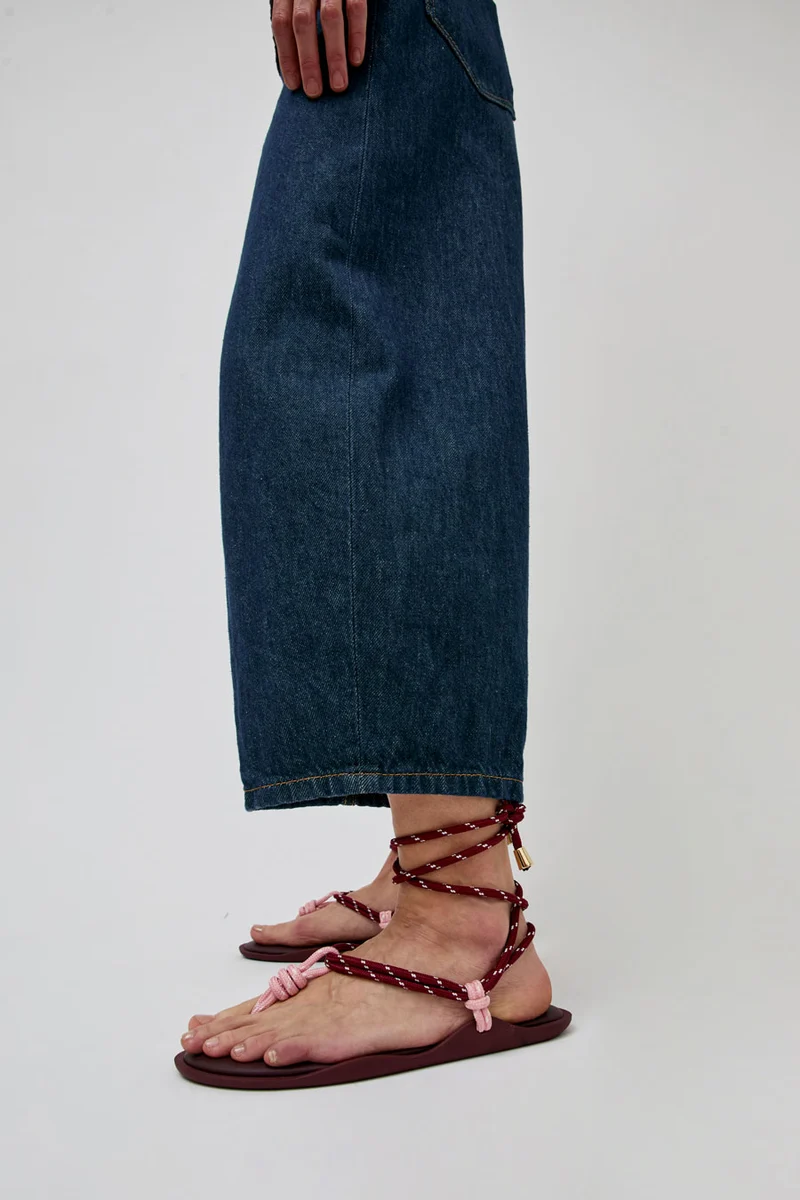 Flòwze Flò Twin Sandal in Bordeaux and Pink