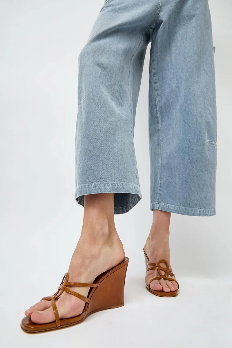 Maryam Nassir Zadeh Opera Wedge in Sella Patent