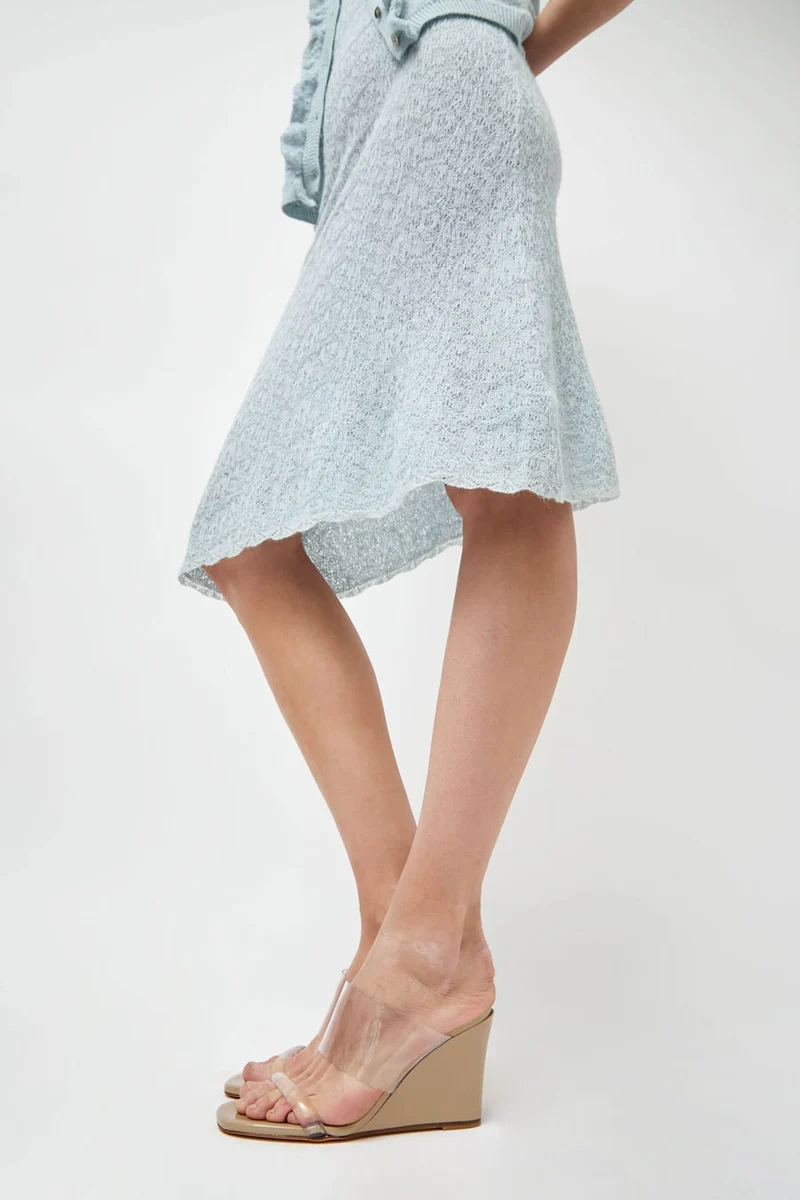 Maryam Nassir Zadeh Olympia Wedge in Adobe Patent