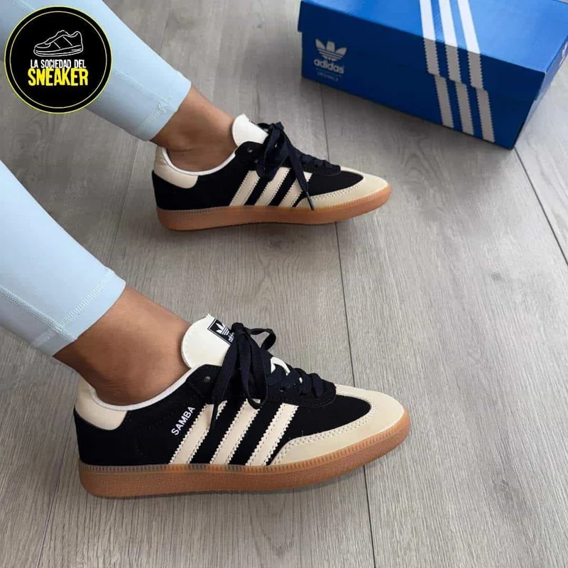 ADIDAS SAMBA NEGRA BEIGE