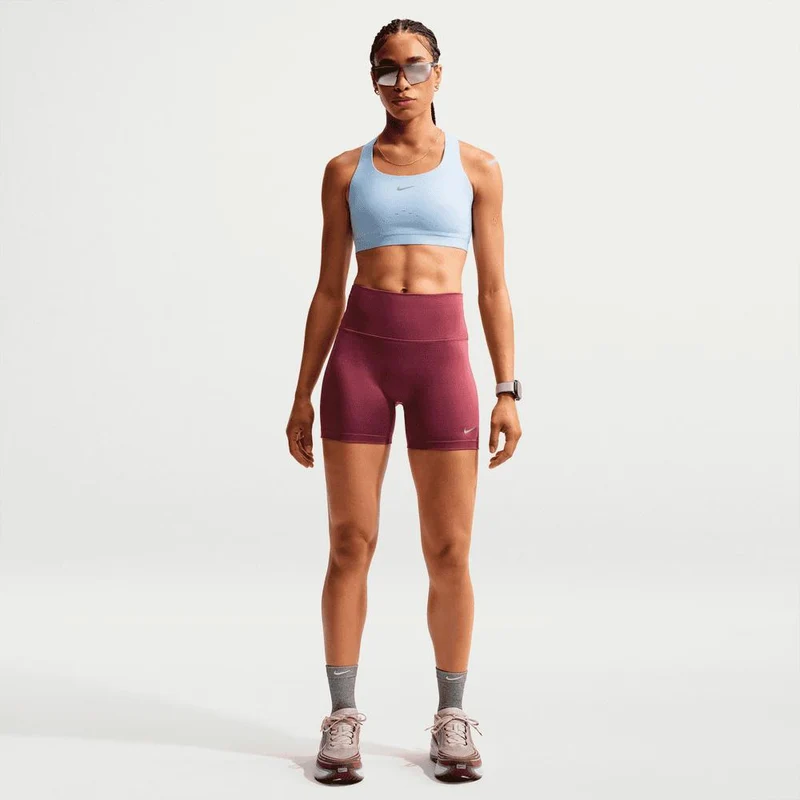 Pantalón Corto De Running Nike Tempo De Talle Alto 10 Cm - Mujer