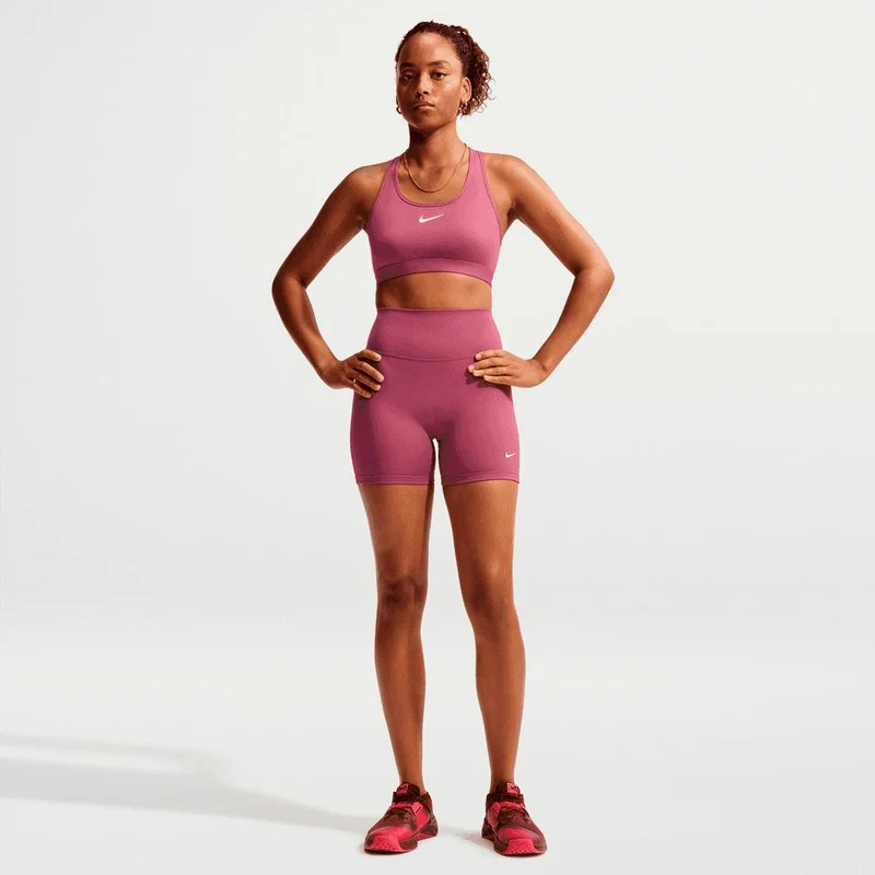 Mallas Cortas Nike One De 13 cm Y Talle Alto - Mujer
