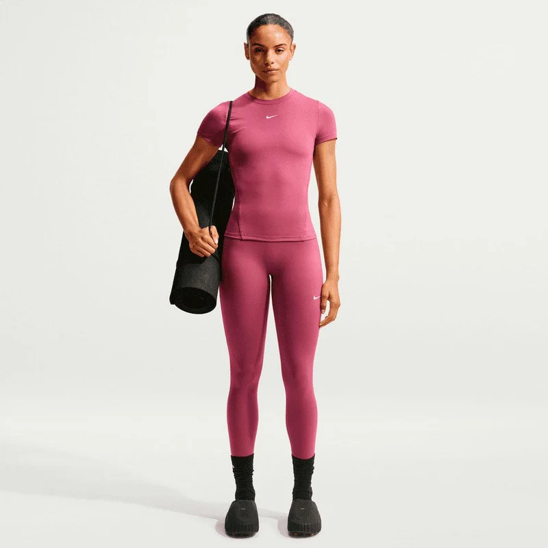 Leggings Nike One De 7/8 De Talle Alto Sin Costuras Delanteras - Mujer