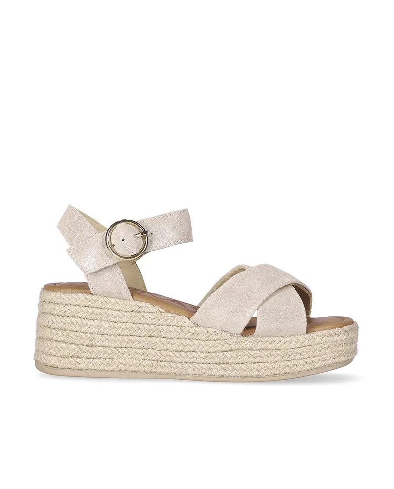 Sandalias CHIKA10 New Bonita 11 Platino Mujer