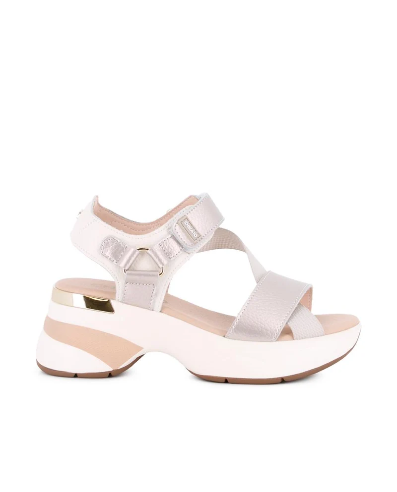 Sandalias CHIKA10 Tabita 02 Platino Mujer