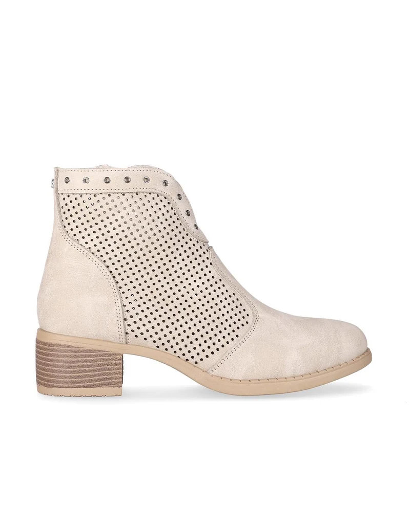 Botines CHIKA10 Rambla 08 Beige Mujer