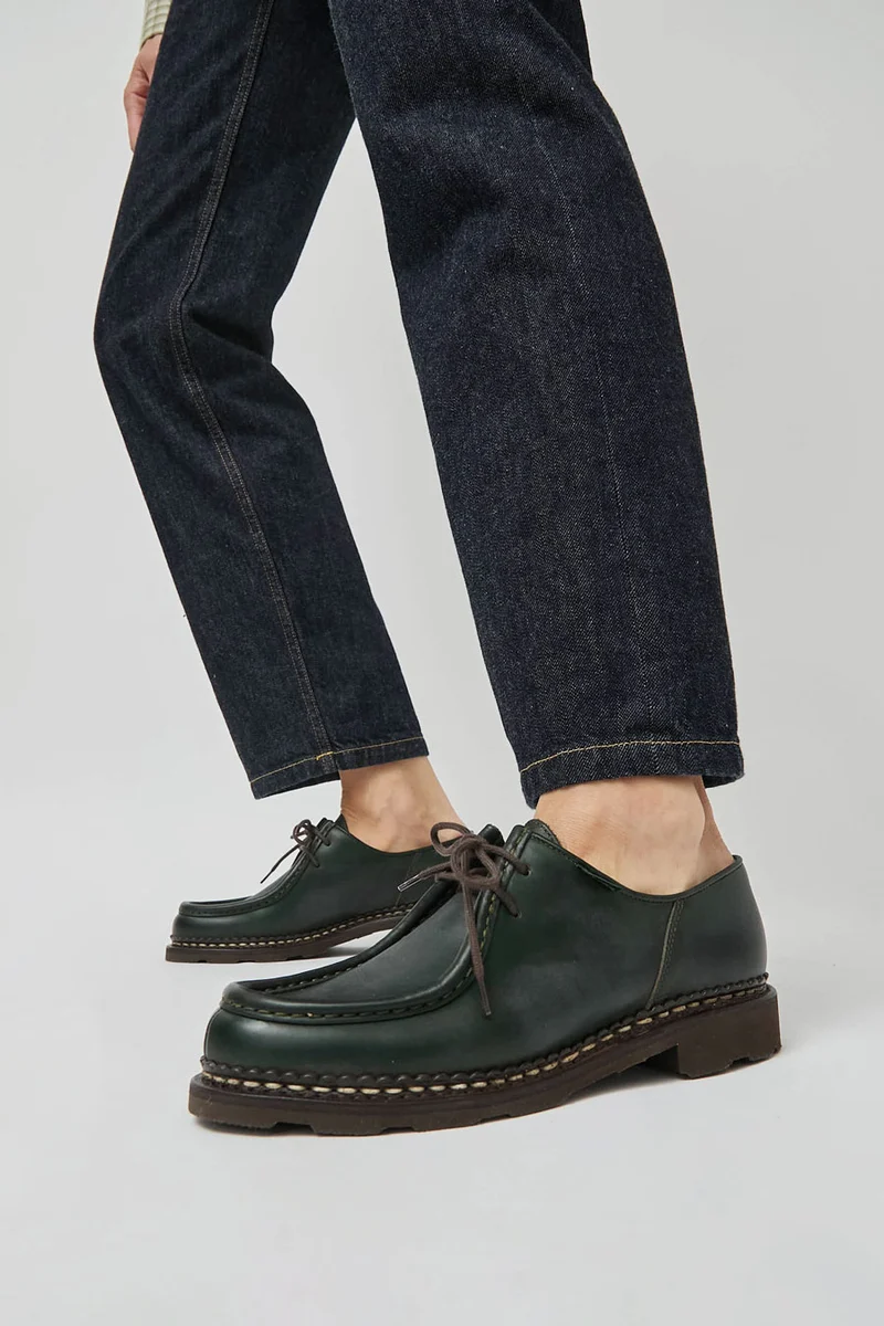 Paraboot Michael Shoe in Lisse Vert