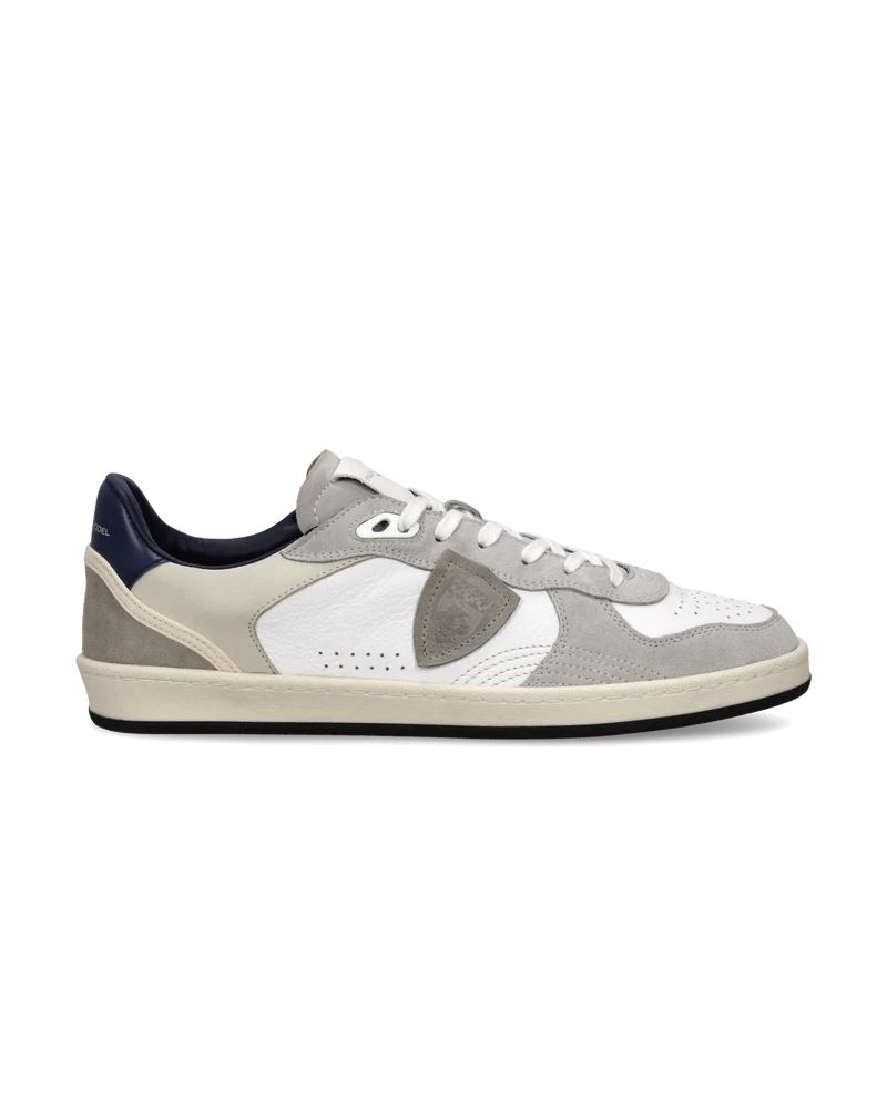 Sneakers Pgal Men, White Grey Blue