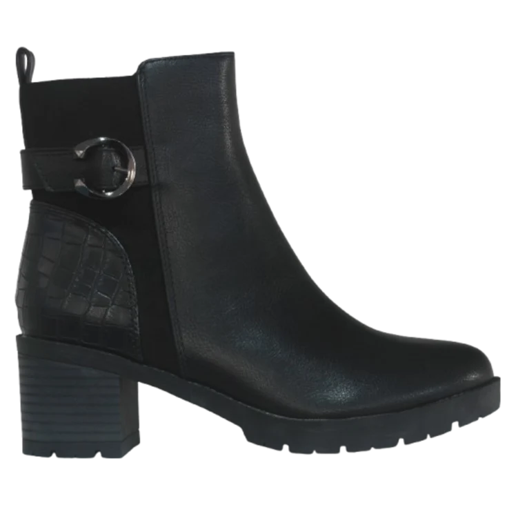 MUJER SXTM BOTIN TACON MEDIO MONTANA NEGRO