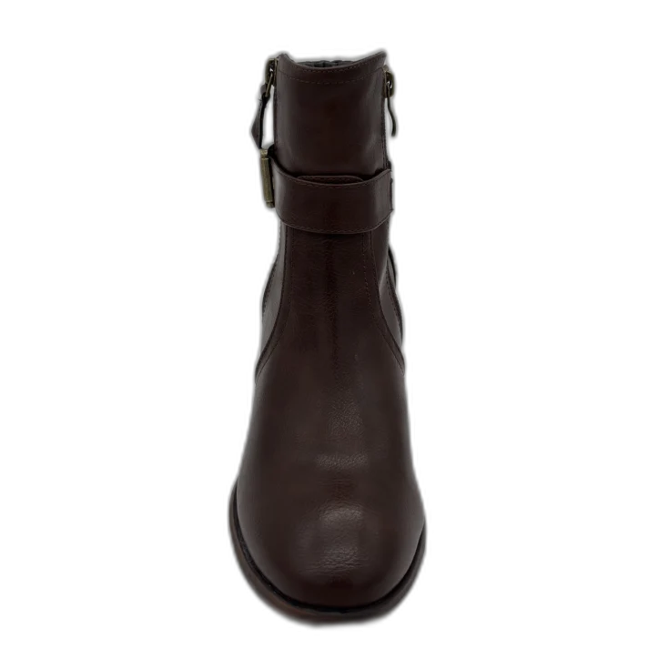 MUJER SXTM BOTIN TACON MEDIO LONDRES MARRON