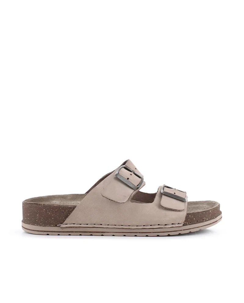 Sandalias de Piel Elena Hernández 7447 47810 Beige Mujer