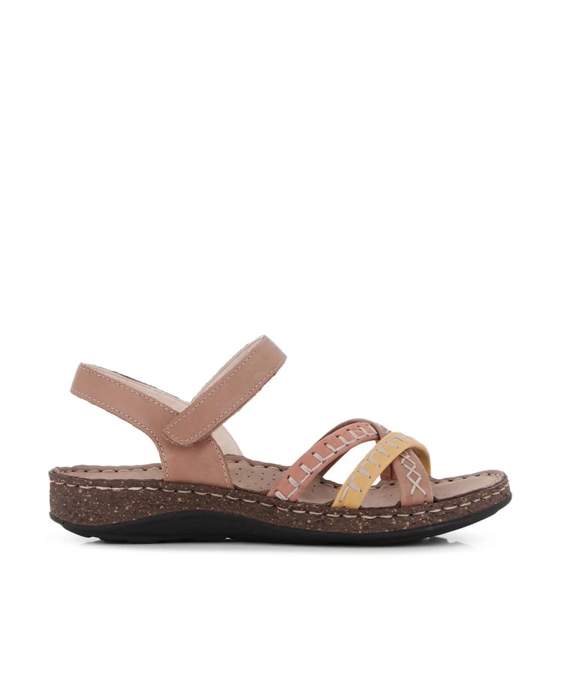 Sandalias de Piel Elena Hernández 3861 40941 Multicolor Mujer