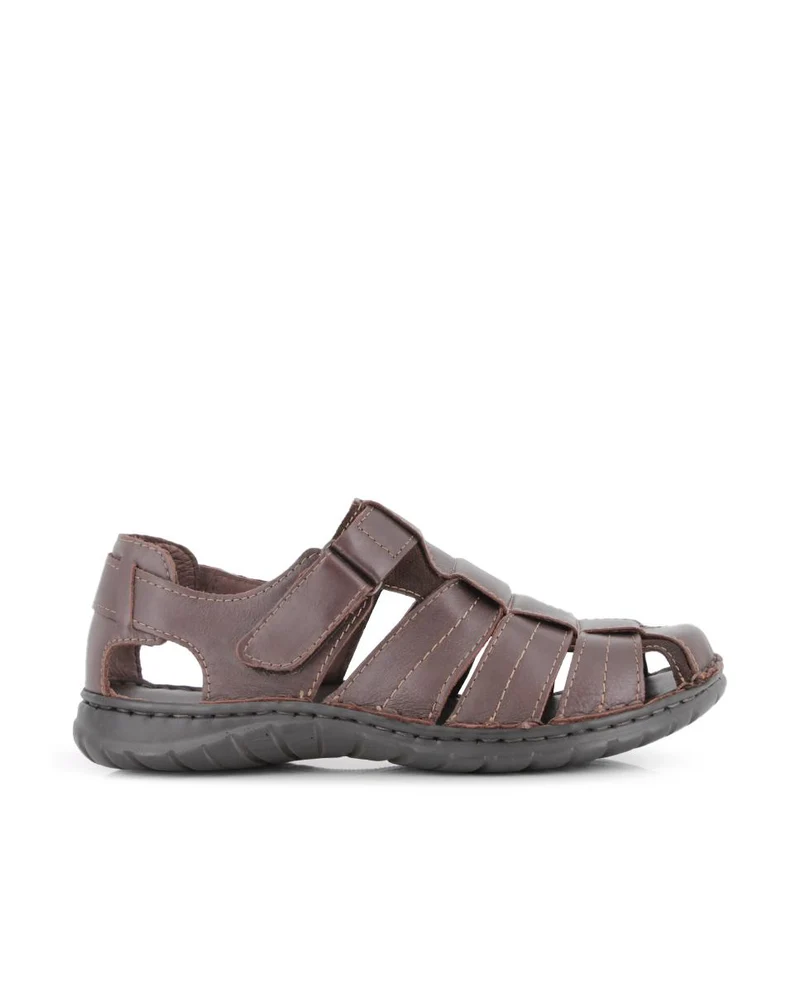 Sandalias de Piel Elena Hernández 541 20910 Marrón Hombre