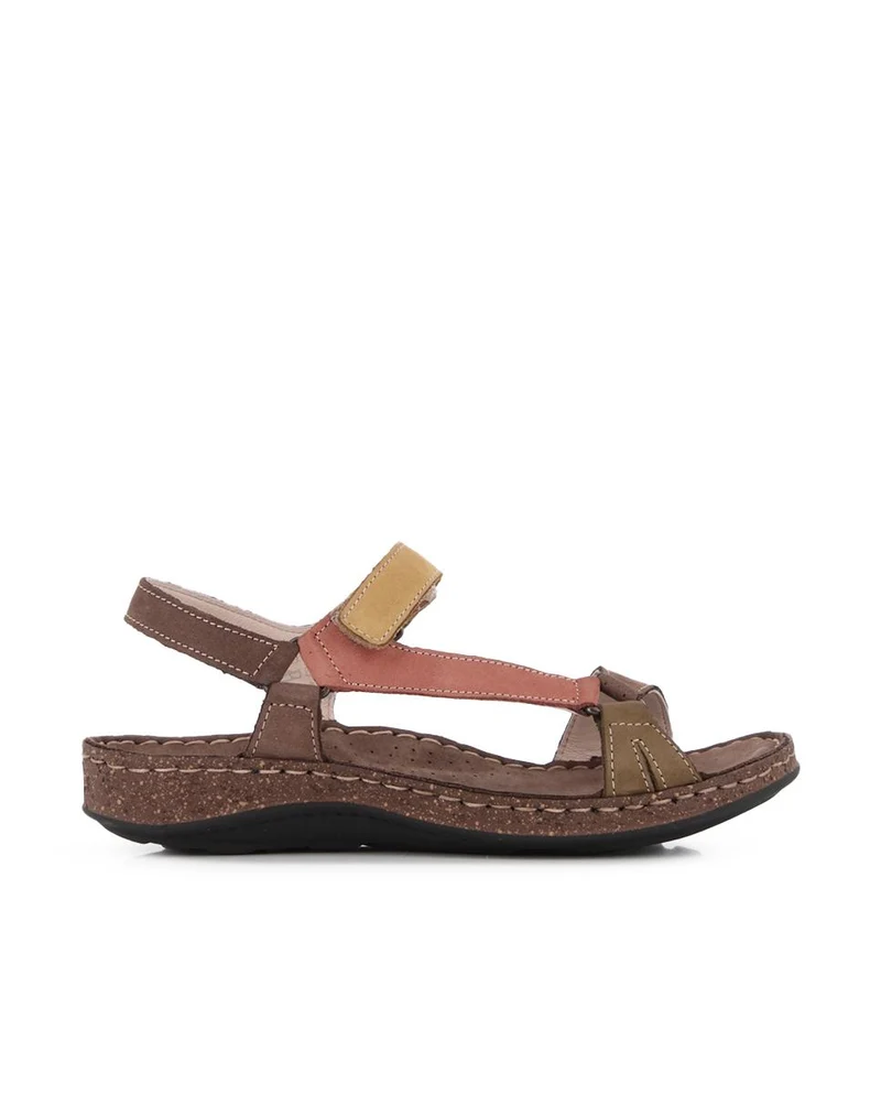 Sandalias de Piel Elena Hernández 3861 46200 Multicolor Mujer