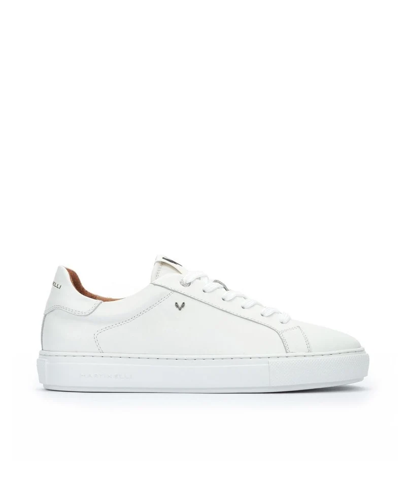 Zapatillas de Piel MARTINELLI Hastings 1738-2950S Blanco Hombre