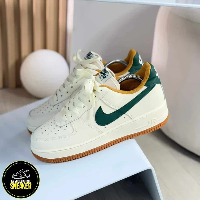 NIKE AIR FORCE ONE BEIGE VERDE