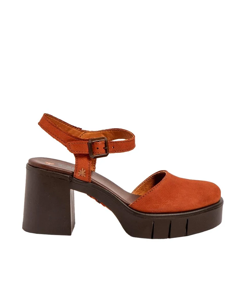 Sandalias de Piel ART III 1991 Naranja Mujer