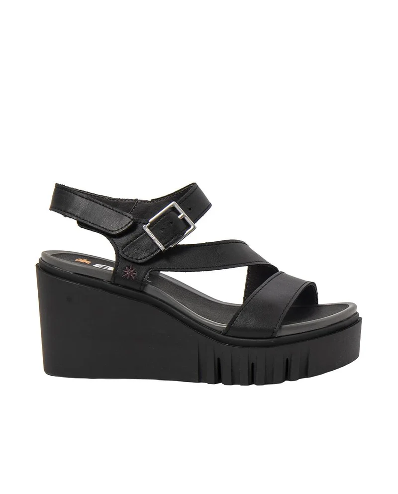 Sandalias de Piel ART III 2080 Negro Mujer