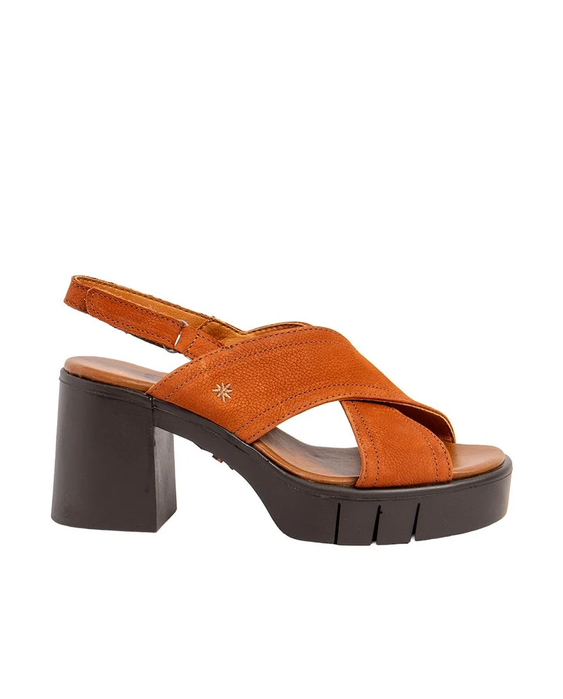 Sandalias de Piel ART III 1990 Naranja Mujer