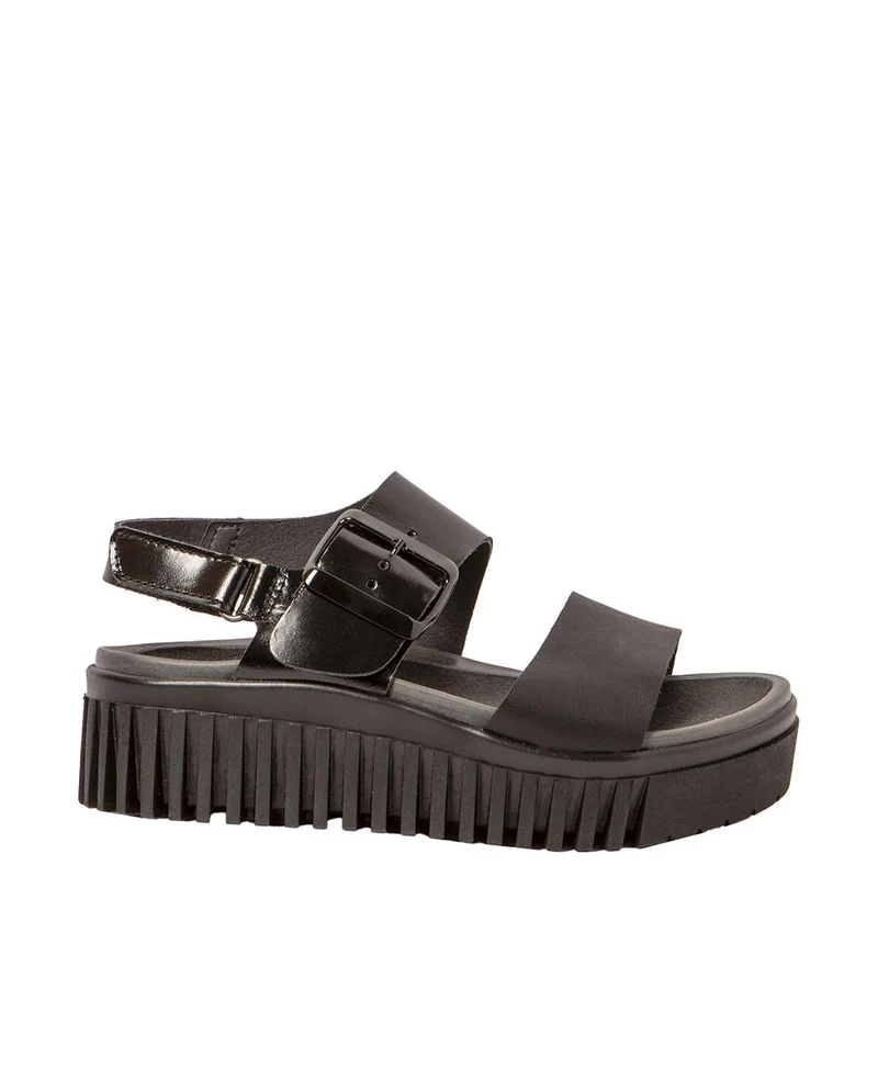 Sandalias de Piel ART III 1578 Brighton Negro Mujer