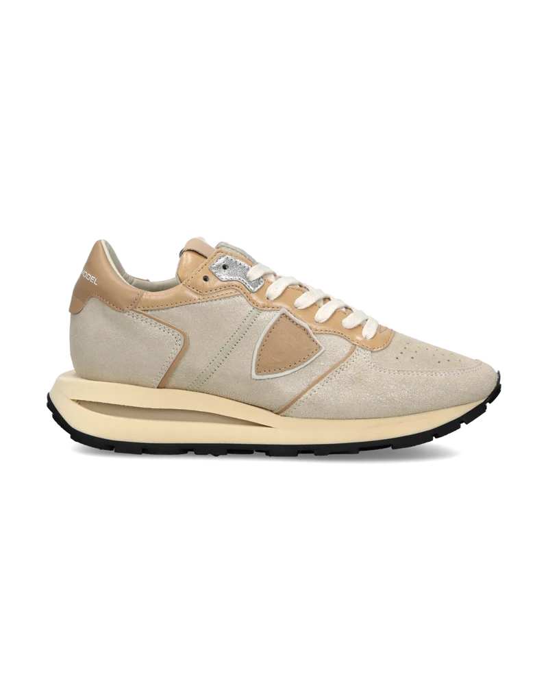 Sneakers Tropez Haute Women, Platinum Cognac