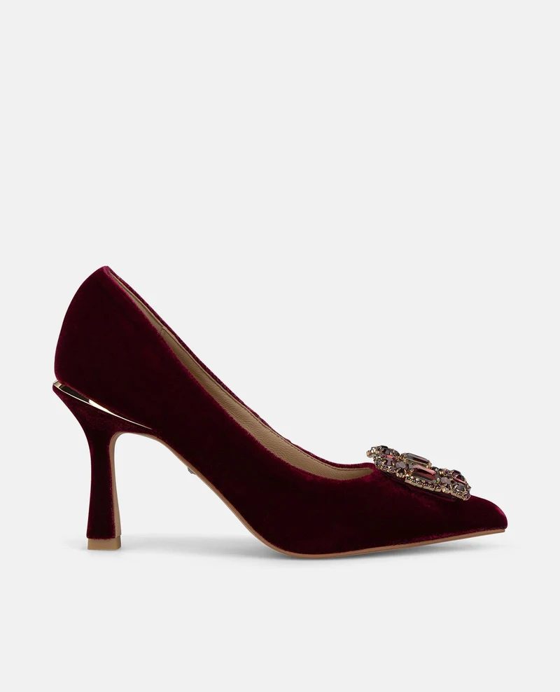 ZAPATO TACÓN CON FLOR