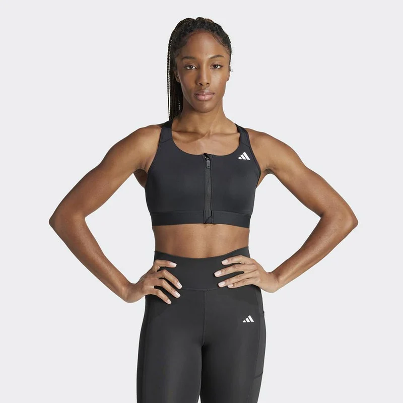 adidas Sujetador Deportivo Media Sujeción Mujer Pwrct Ms Zip
