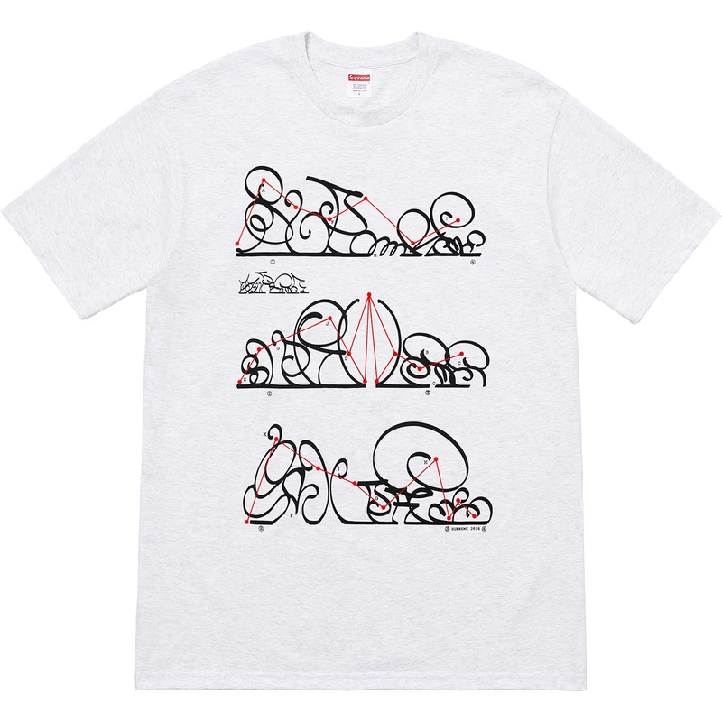 SUPREME - SYSTEM TEE (ASH GREY)