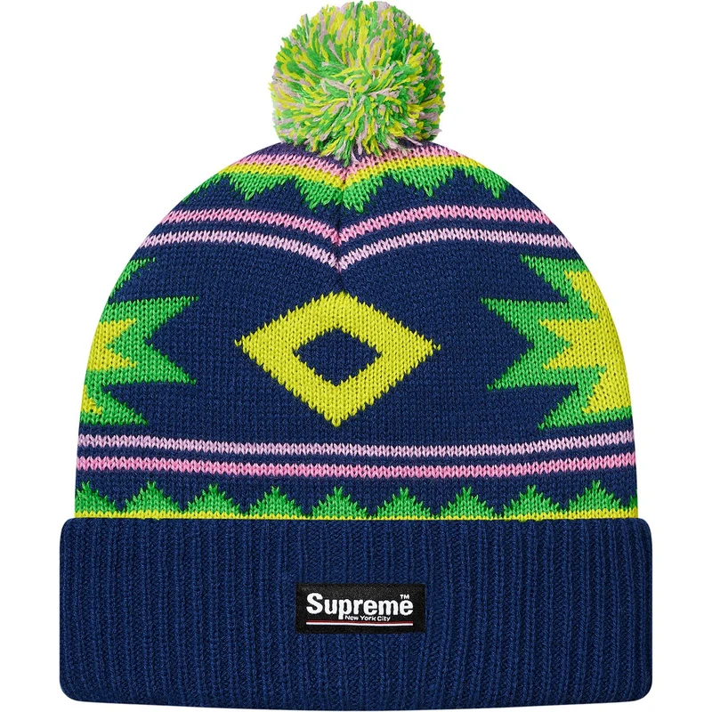 SUPREME - SOUTHWEST BEANIE (NAVY)