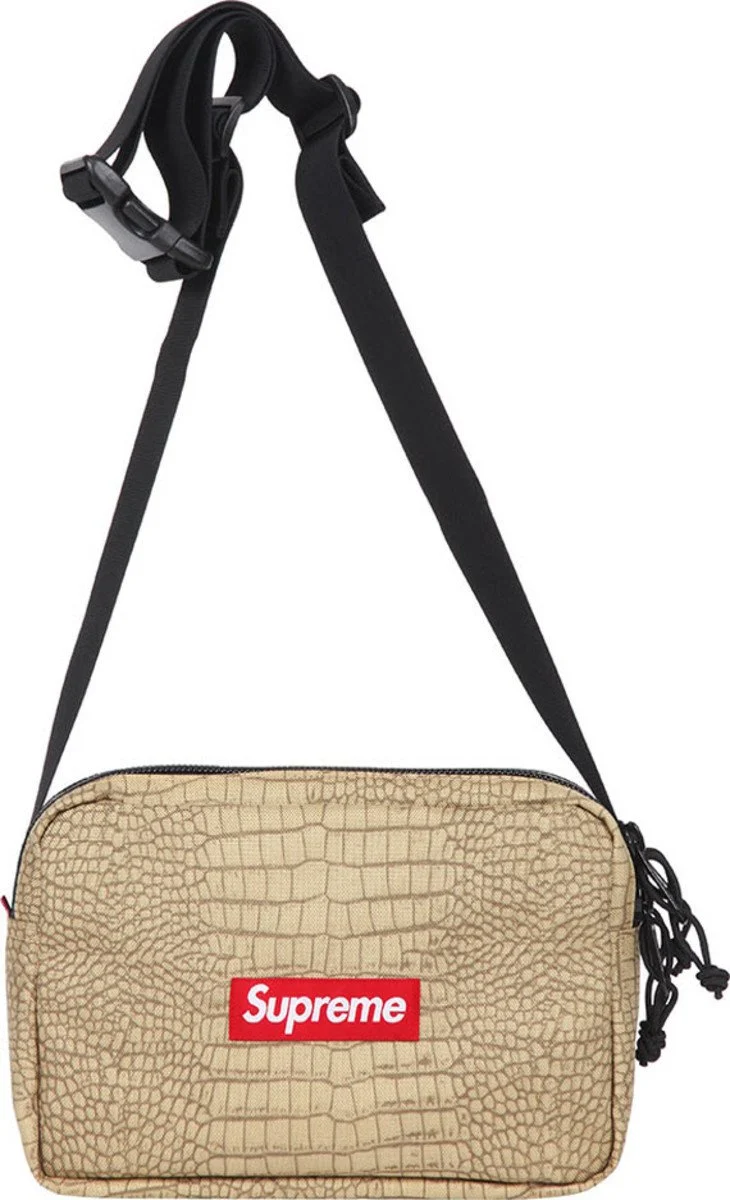 SUPREME - SIDE BAG (CROC)