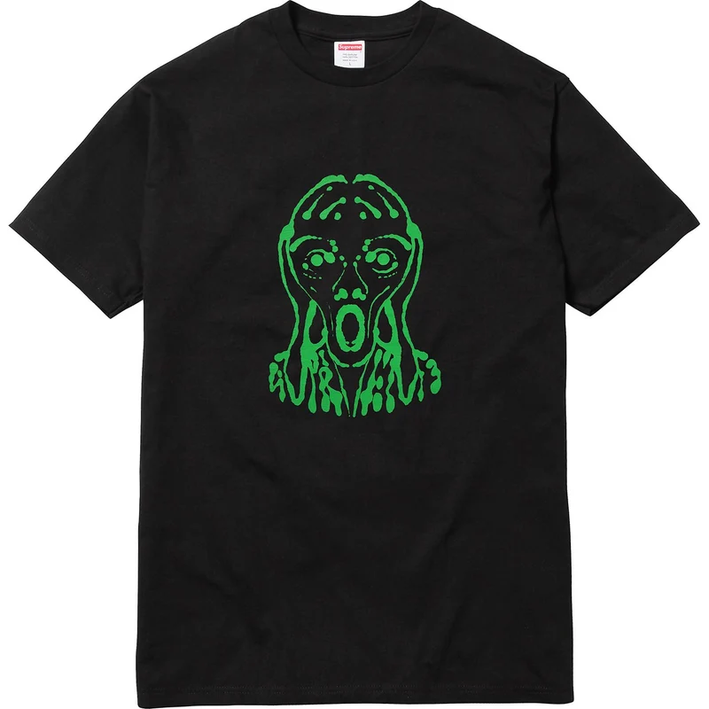 SUPREME - SCREAM TEE (BLACK) (USED)