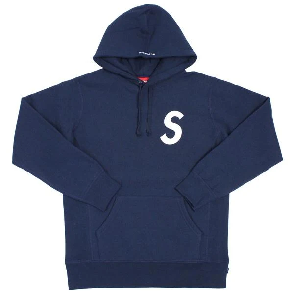 SUPREME - S LOGO HOODED SWEATSHIRT (NAVY)