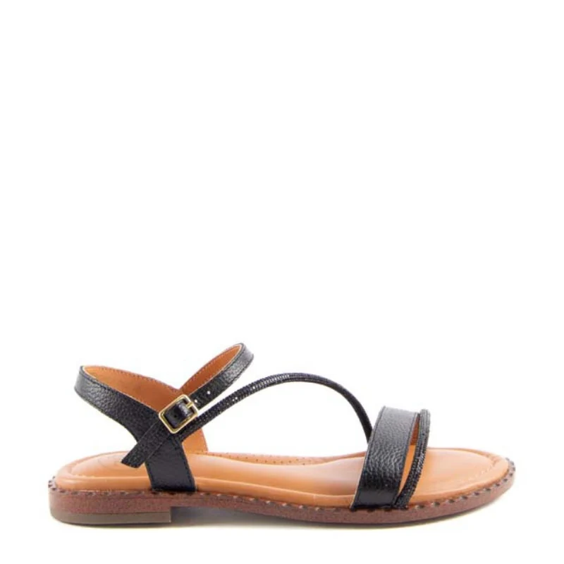 SANDALIA TIRA STRASS NEGRO MENORCA 02