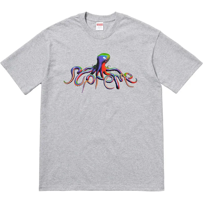 SUPREME - TENTACLES TEE (HEATHER GREY)