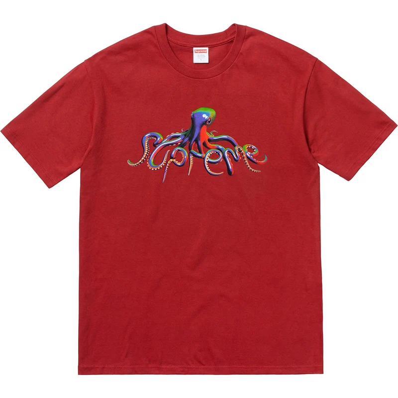 SUPREME - TENTACLES TEE (BRICK)