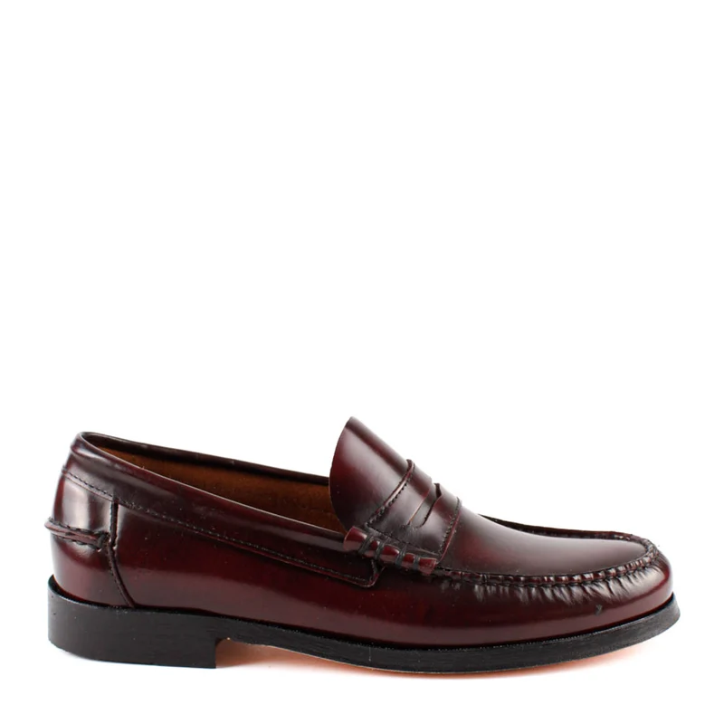 MOCASIN CASTELLANO ANTIFAZ BURDEOS 4026
