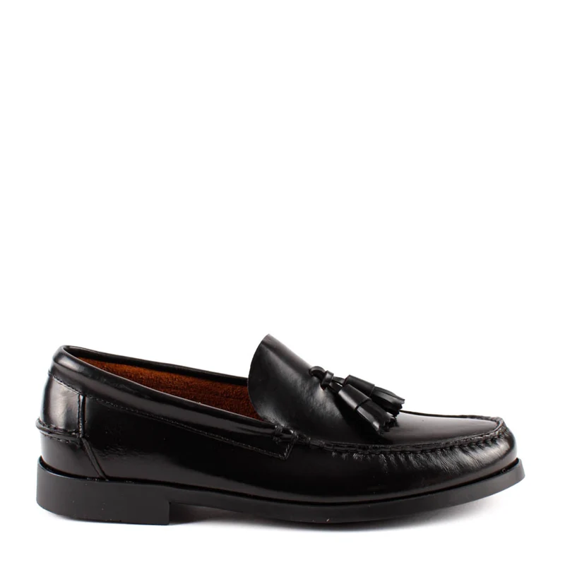 MOCASIN CASTELLANO BORLAS NEGRO 4029