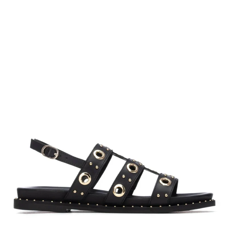 SANDALIA OJETES NEGRO 163208