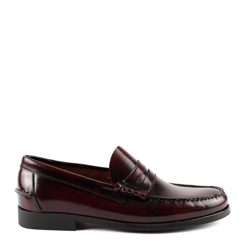 MOCASIN CASTELLANO ANTIFAZ BURDEOS 14026